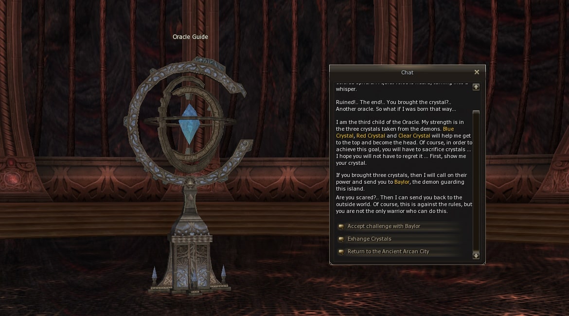 Oracle Guide eternal